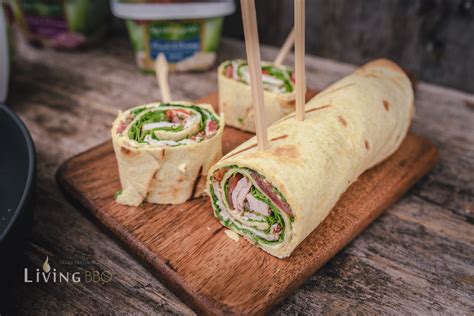 Putenbrust Pastrami Frischkäse Wrap LivingBBQ de