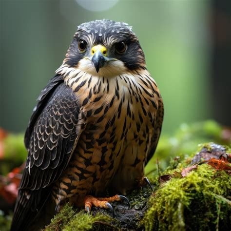 Premium Photo | Falcon in its Natural Habitat Wildlife Photography ...