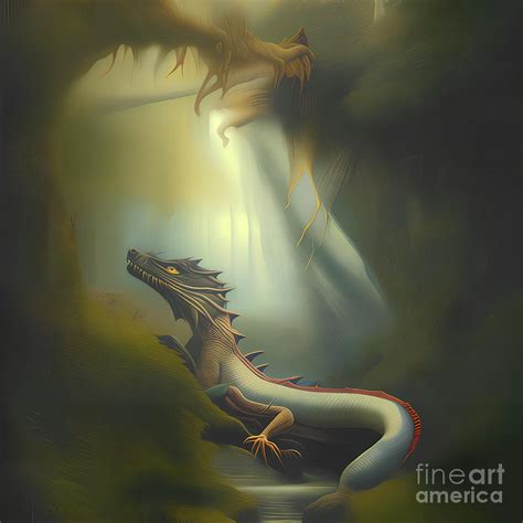 Swamp Dragon Digital Art by Dragyn Rain - Fine Art America