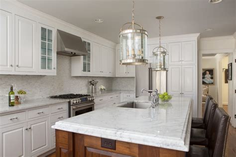 Clairmont In Benjamin Moore White Dove OC 17 Transitional Kitchen