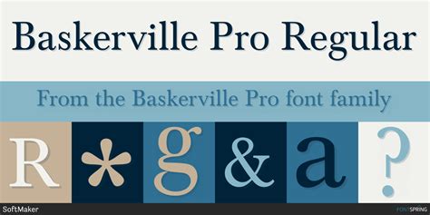 Fonts Similar To Baskerville Pro