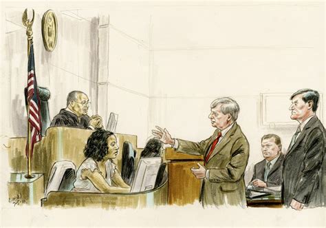 Warming Up For A Major League Perjury Trial Art Lien Courtartist