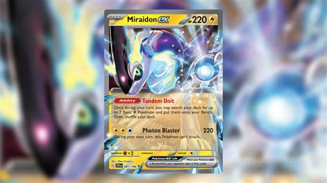 Pokémon TCG Miraidon EX Deck Guide How To Build And Play, 57% OFF