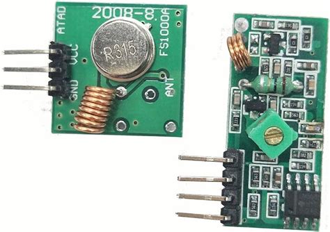 Hiletgo 315mhz Rf Transmitter And Receiver Module Link Kit