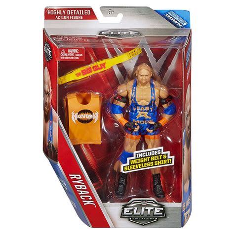 Elite Series 41 Ryback Action Figure 3 Count Wrestling Merchandise