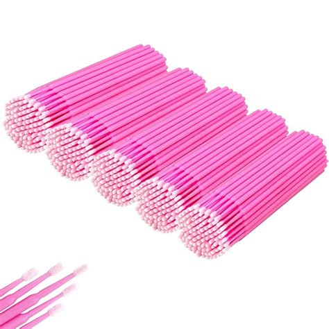 500 Pcs Micro Brushes Microswabs For Eyelash Extensions