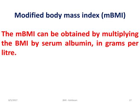 Body Mass Index Ppt