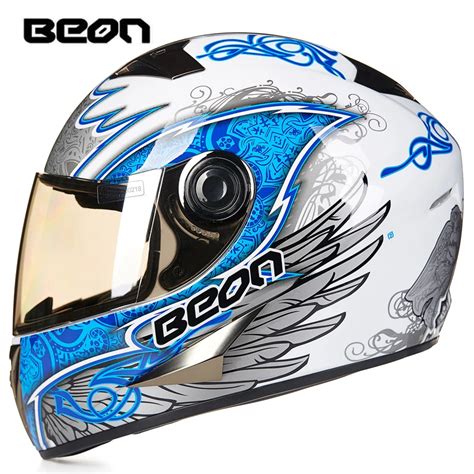 Beon Casco Protector De Cara Completa Para Motocicleta Protector De