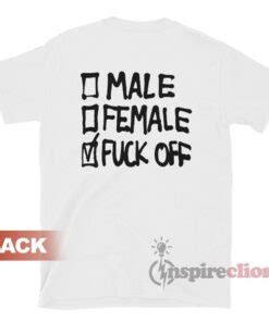 Vetements Male Female Fuck Off T Shirt For Sale Inspireclion