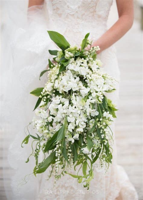 Lily Of The Valley Cascading Bouquet