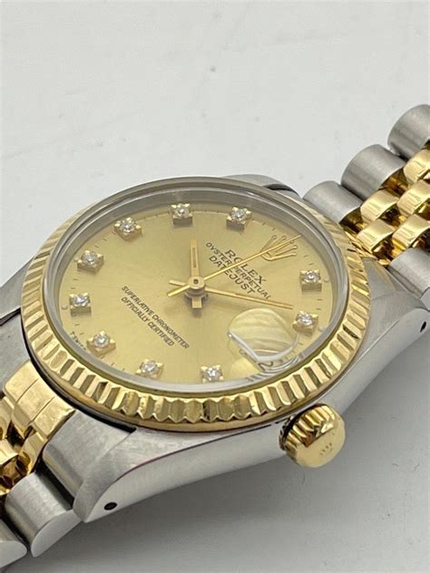 Rolex Datejust 68273 31mm Half Gold Automatic Watch Luxury Watches On