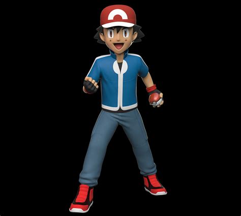 3d File Pokémon Ash Ketchum・3d Printing Design To Download・cults