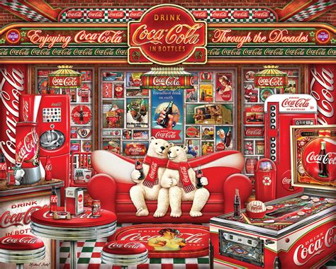 Coca Cola Decades Pieces Springbok Puzzle Warehouse