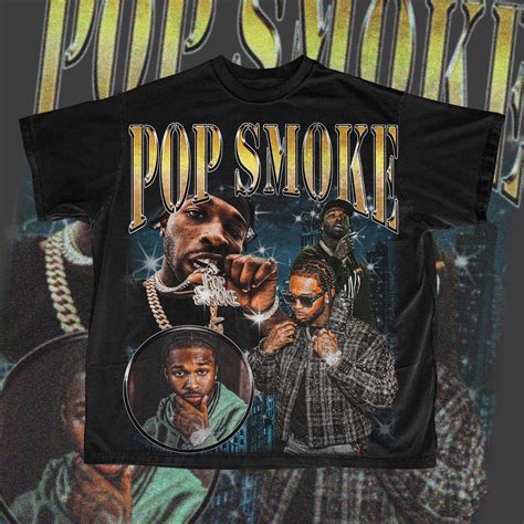 Pop Smoke Vintage 90s Style Rap Tee Unisex Sizes S 2xl Etsy