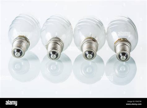 Light Bulb Isolated On White Realistic Photo Image Stock Photo Alamy