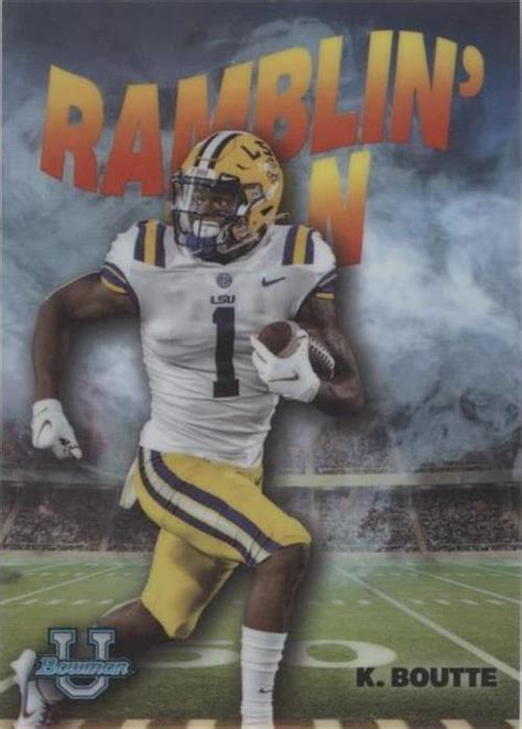 2022 Bowman University Chrome Kayshon Boutte RM 14 For Sale EBay