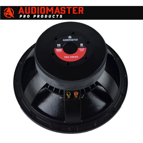 Audiomaster Nkw 152 Pro15 Professional Speaker 1000 Watts Double Magnet Diecast Frame D15 15