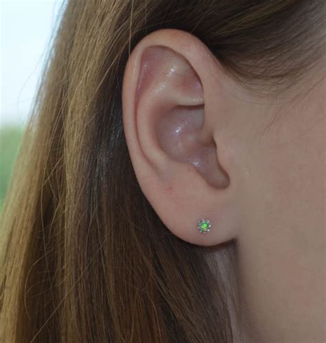 Nose Jewelry Nose Piercing Jewelry Nose Piercing Stud Opal - Etsy