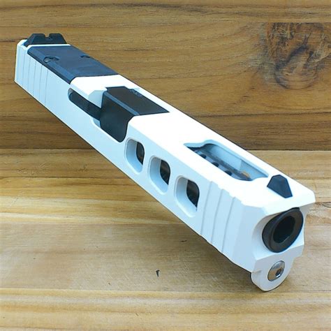 Glock 17 Pattern Slide White Style Ported Barrel Complete With Rmr Cut