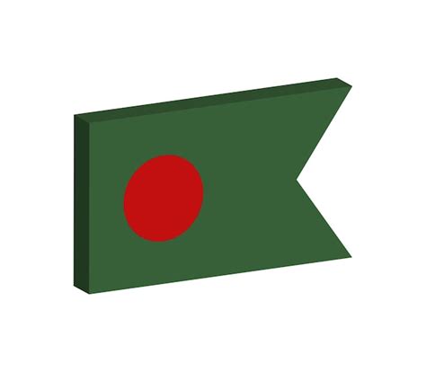 Premium Vector | 3d bangladesh flag