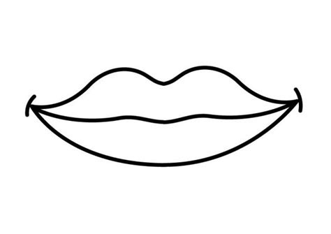 Desenho De Boca Para Colorir E Imprimir