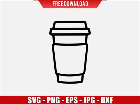 Coffee Cup Svg Free Cut File Cricut Silhouette Freebie Starbucks Latte