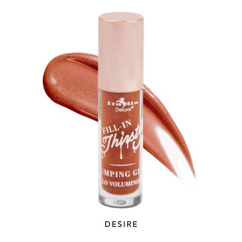 Fill In Thirsty Colored Plumping Gloss Desire Italia Deluxe Luces