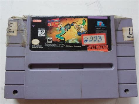 Jogo Earthworm Jim 2 Para Super Nintendo R 4400 Em Mercado Livre