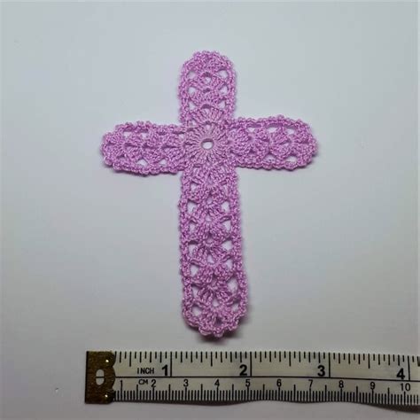 Crochet Cross Bookmark Religious Gifts Easter Baptism Etsy