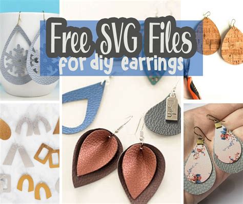 Free Earring SVG cut files - Life Sew Savory