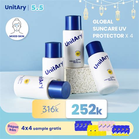 Jual Unitary Global Suncare Uv Protector Multi Paket Spf Pa