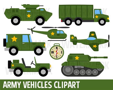 Pls Army Vehicle Clip Art