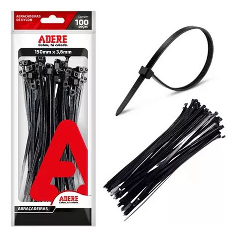 Abraçadeira Nylon Enforca Gato 3 6x150mm C 100 Peças Preto MercadoLivre