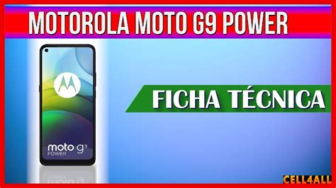 Motorola Moto G Power Ficha T Cnica Youtube