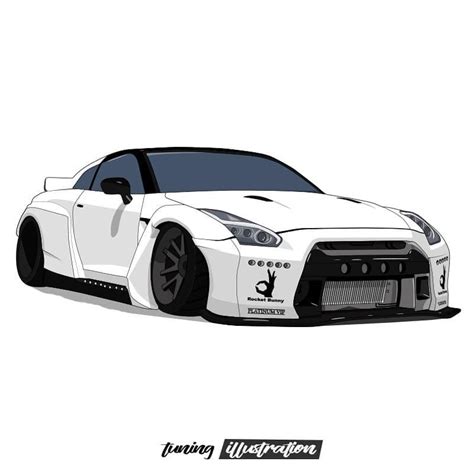 Carprint on Instagram: "Here is my last project that i have done for @blazn_gtr ️ Nissan GTR R35 ...