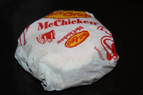 An Immovable Feast Fast Food Review McDonald S Hot N Spicy McChicken