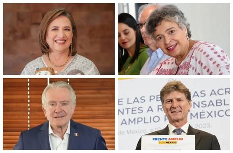 Xóchitl Gálvez Beatriz Paredes Santiago Creel Y Enrique De La Madrid Siguen En Contienda Por