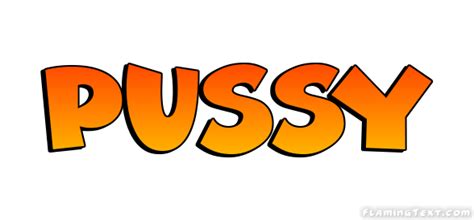 Pussy Logo Free Name Design Tool From Flaming Text