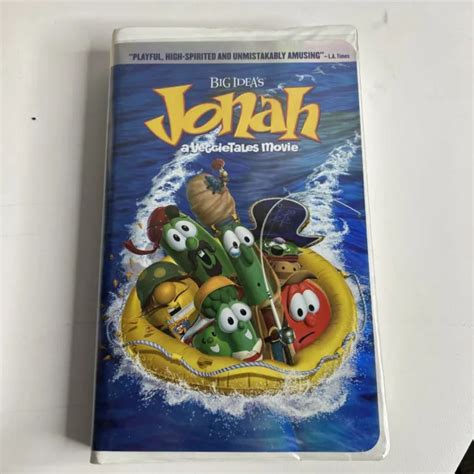 BIG IDEA VEGGIE TALES Jonah A VeggieTales Movie VHS Video Tape 2002