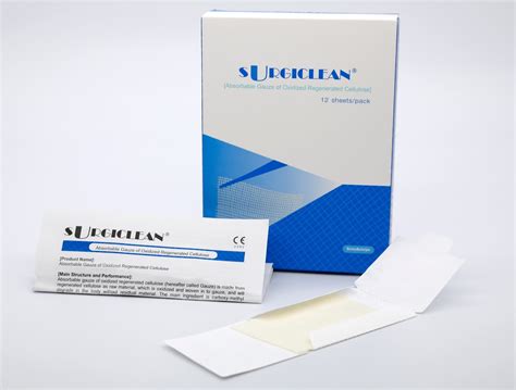 Surgiclean Oxidized Regenerated Cellulose Absorbable Hemostatic Gauze