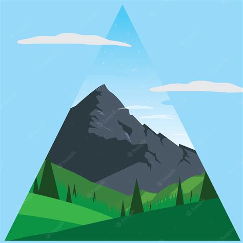 Premium Vector | Scenery wallpaper vector illustration background