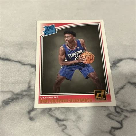 Panini Donruss Recrue Class E Shai Gilgeous Alexander Rc