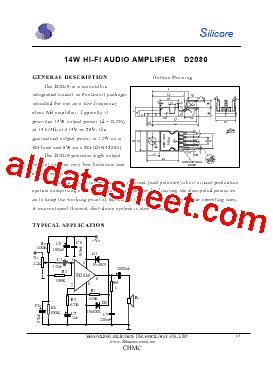 D2030A Datasheet(PDF) - List of Unclassifed Manufacturers