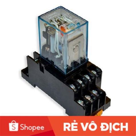 Rơ le Kiếng Omron 8 chân 14 chân Relay Kính Rơle trung gian Thiết