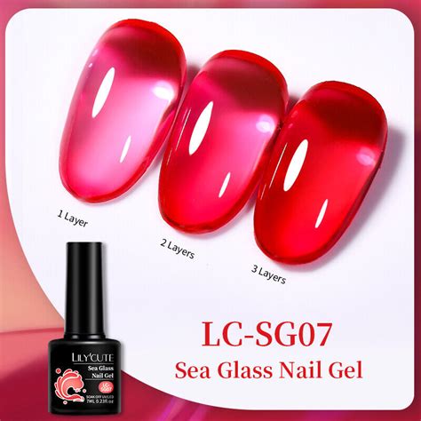 Lilycute Ml Jelly Nude Gel Polish Translucent Uv Led Soak Off Gel Nail