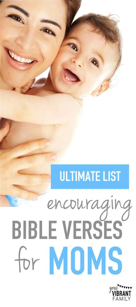 Ultimate List of Encouraging Bible Verses for Moms