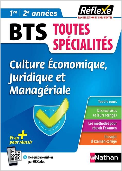 Guide Culture Conomique Juridique Et Manag Riale Cejm Bts