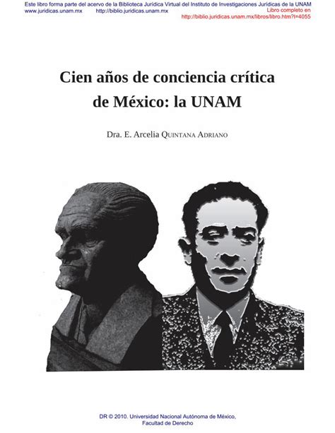 PDF Cien años de conciencia crítica de México la UNAM en cada