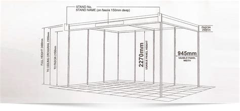 Stand Dimensions | Group Leisure & Travel Show