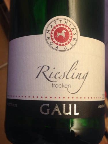 Matthias Gaul Riesling Trocken Vivino US